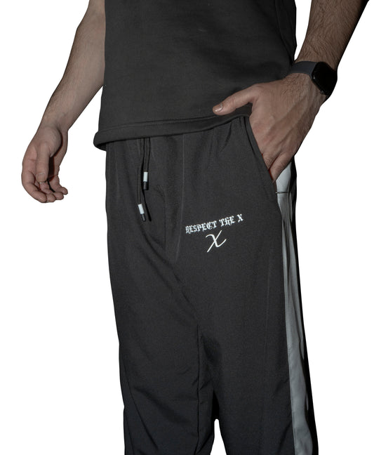 Blktopx Black Stripe Trousers