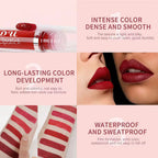 VelvetStay™ Lip Set 💄 10 Matte Shades, All-Day Wear