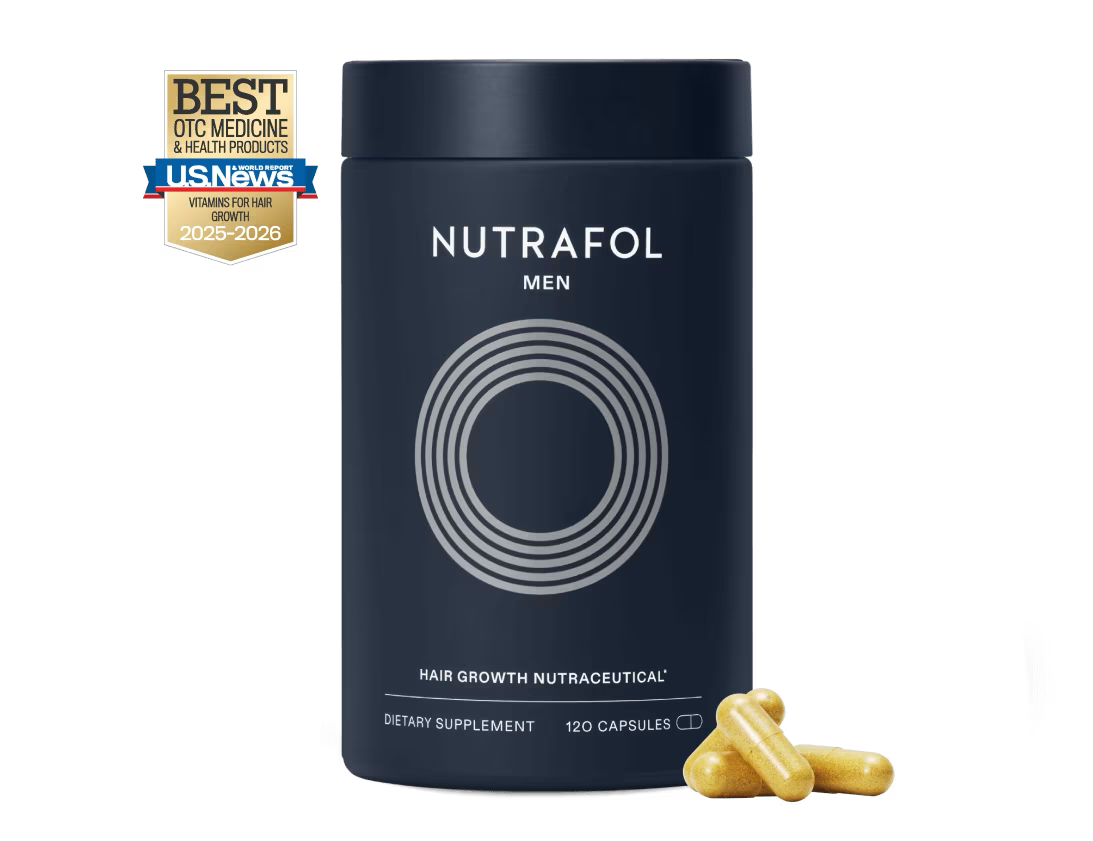 Nutrafol Men Hair Growth Nutraceutical Supplement – 120 Capsules